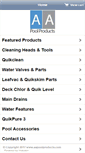 Mobile Screenshot of aapoolproducts.com